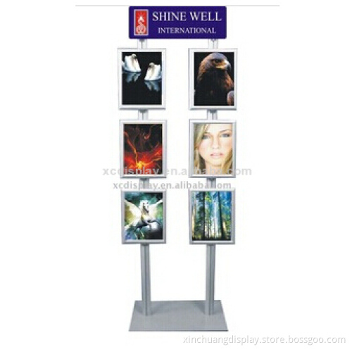 A4 portrait snap frame poster stand-double sided